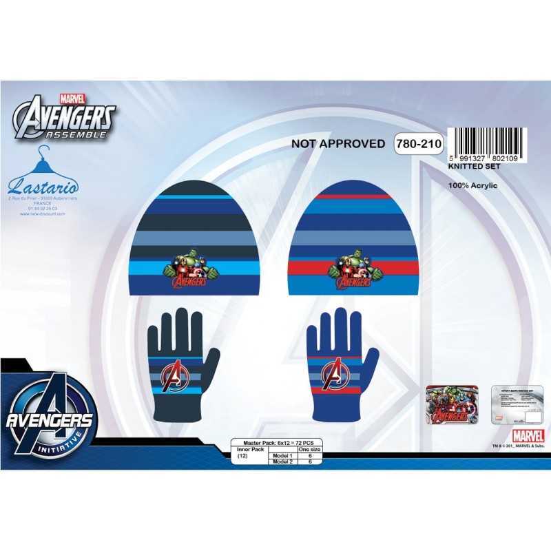 Avengers Mütze und Handschuhe Avengers 2-teiliges Set