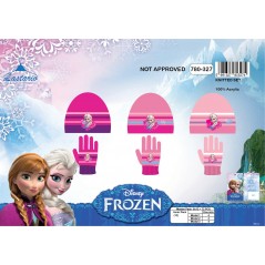 Set 2 pezzi Frozen Disney cappello e guanti The Snow Queen - 780-32...