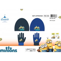 Set de 2 piezas de sombrero de minions y guantes minions. -New disc...