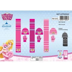 Set 3 Stück Mütze + Handschuhe + Schal Princess Pets 780-243 - New ...
