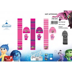 Set 3 piezas Beanie + Guantes + Bufanda Vice Versa 780-281 -New dis...