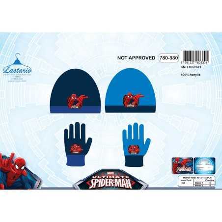 Set 2 pièces Spiderman bonnet et gants Spiderman - New discount.com
