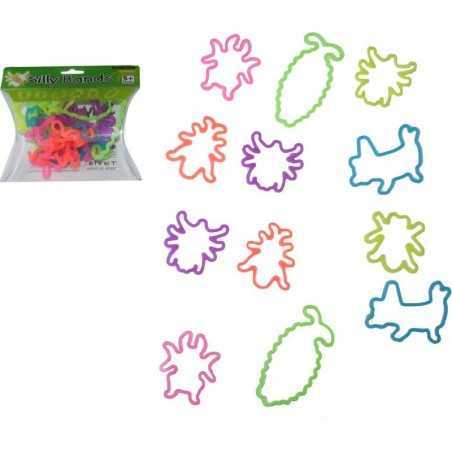 BLISTER OF 12PCS Armbänder SILLY BANDS Insekten 100% SILICONE - New...