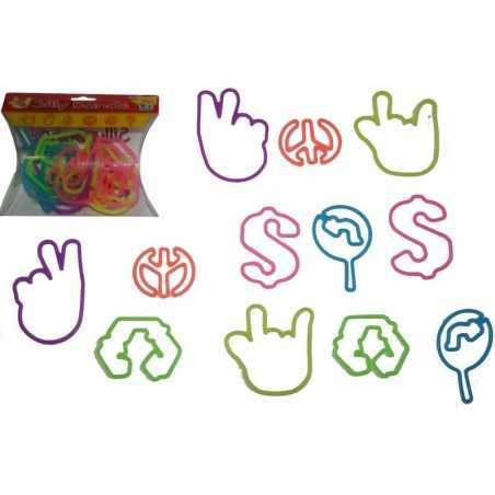 BLISTER DE 12PCS SILLY BANDS FIRMA -New discount.com