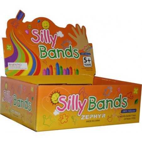 BLISTER DE 12PCS SILLY BANDS SIGNE