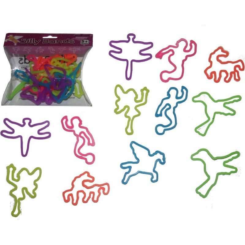 BLISTER VON 12 STÜCK SILLY BANDS FANTASY - New discount.com