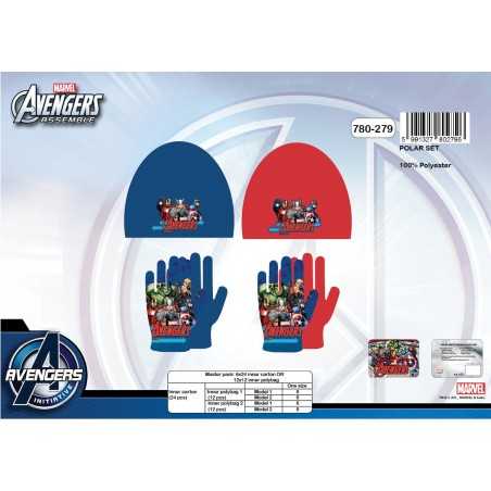 Bonnet + Guantes Avengers 780-279 Fleece -New discount.com