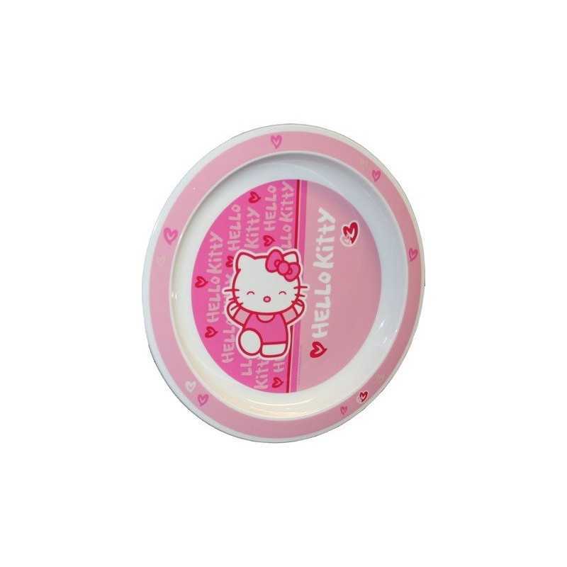 Plato de melamina Hello Kitty -New discount.com