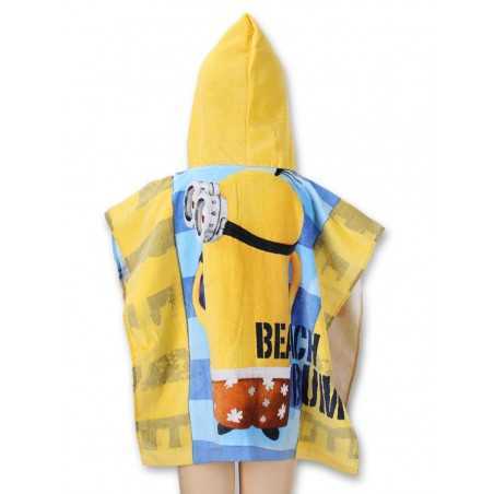 Poncho da bagno in cotone Minions