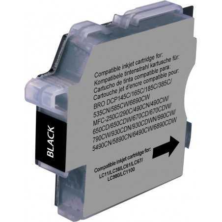 Cartouche compatible Brother - Noir -lc980/1100BK - New discount.com
