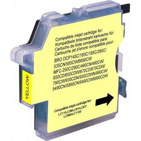 Compatible Brother-Yellow-990cw // 1100j Cartridge, New discount.co...