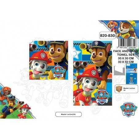 Set de 2 serviettes Paw Patrol