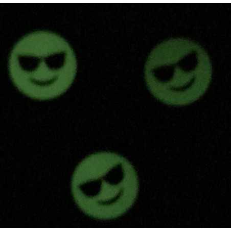 Hand spinner smiley fluo et la toupie Fluo dans le noir
