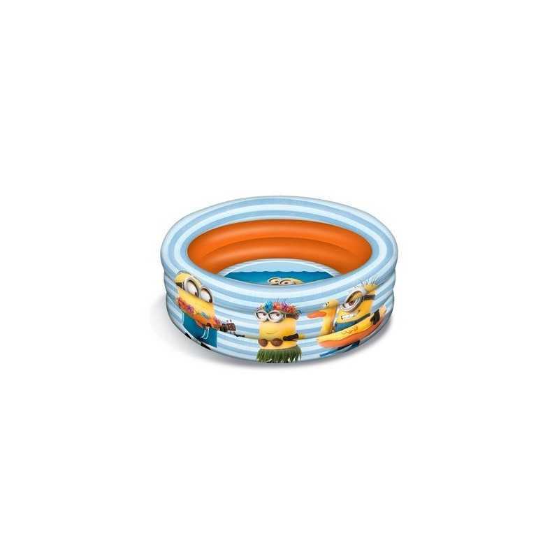 Piscina 3 rollos MONDO Minions diámetro: 100 cm. -New discount.com