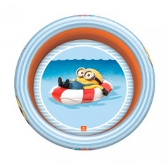Piscina 3 rollos MONDO Minions diámetro: 100 cm. -New discount.com