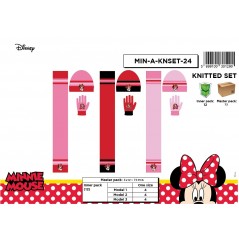 Set de 3 piezas Bonnet + bufanda + guantes Minnie Disney -New disco...