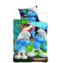 Parure de Lit Les schtroumpfs - New discount.com