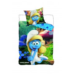 Parure de Lit Les schtroumpfs Fille - New discount.com