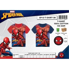 t-shirt manches courtes Spiderman - New discount.com