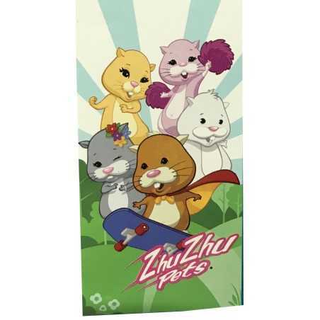 Drap Ou Serviette De Plage Zhu Zhu Pets pink - New discount.com