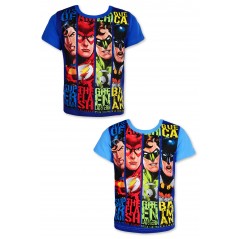 T-shirt manches courtes La Ligue des justiciers - New discount.com