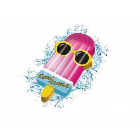 Riesige aufblasbare Eismatratze