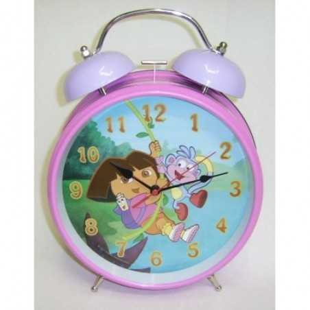 Despertador metal Dora 21cm. -New discount.com