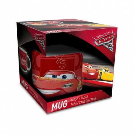 Tazza di auto in ceramica in una scatola