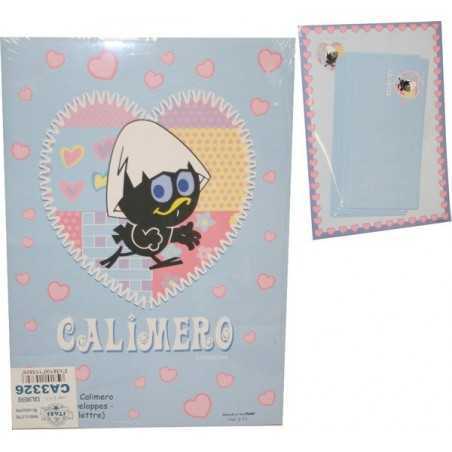 Set de 10 enveloppes et 10 feuilles de papier à lettre décorées cal...
