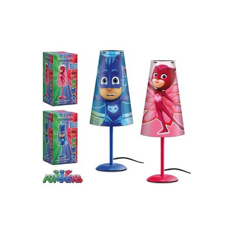 Lámpara de noche Pjmasks cónica 38 cm. -New discount.com Lámpara de noche Pjmasks cónica 38 cm. -New discount.com