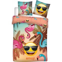 Housse de couette Emoji avec Taie d'oreiller - New discount.com