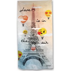Toalla de playa o toalla de baño Emoji romántica -New discount.com