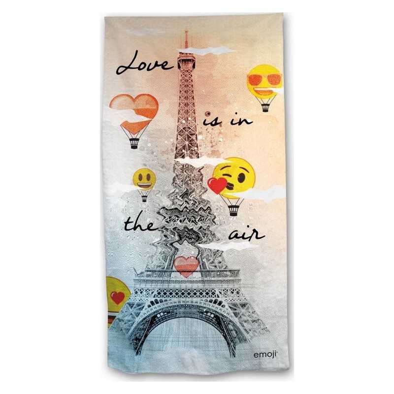 Toalla de playa o toalla de baño Emoji romántica -New discount.com