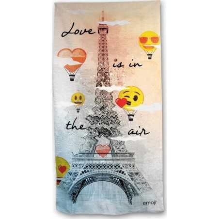 Drap de plage o drap de bain Emoji Romantique - New discount.com