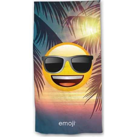 Drap de plage o drap de bain Emoji en vacances - New discount.com