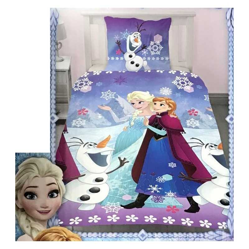 Juego de fundas de edredón congelado Disney - Polycotton -New disco...
