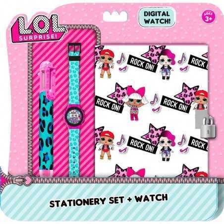 Set Lol Surprise Diary + reloj + pluma 6 colores -New discount.com