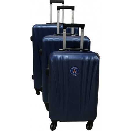 Paris Saint-Germain- Set de 3 Valises PSG - Rigide ABS en 4 Roues  ...
