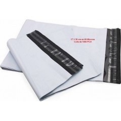 Undurchsichtiger Plastikbeutel 17 x 30 cm in 60 μ - New discount.com
