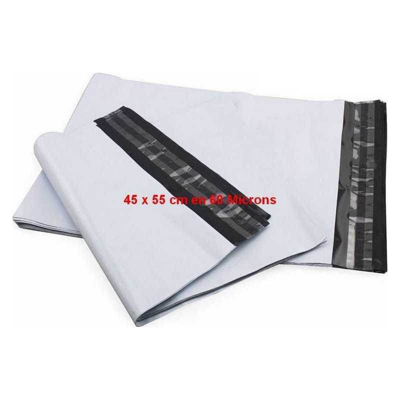 Nieprzezroczysta plastikowa koperta wysyłkowa 45 x 55 cm w 60 μ -Ne...