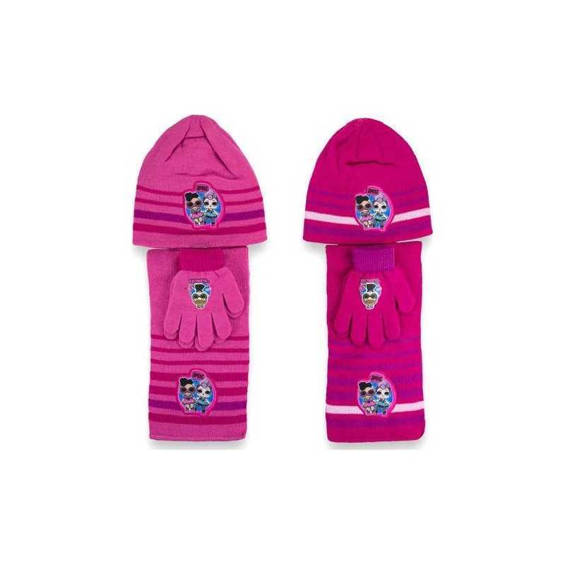 Set 3 pièces Bonnet + écharpe + gants Lol Suprise - New discount.com