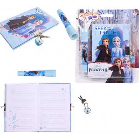 Journal Intime La Reine des Neiges avec stylo UV