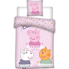 Parure housse de couette Peppa Pig - New discount.com