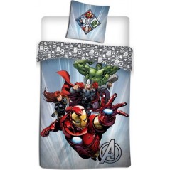 Parure Housse de Couette Avengers + Taies d'Oreiller Avengers - New...