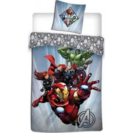 Parure Housse de Couette Avengers + Taies d Oreiller Avengers - New...