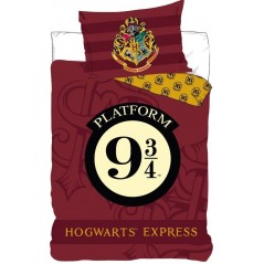Parure de couette Harry Potter- 1 housse de couette 140x200 + 1 tai...