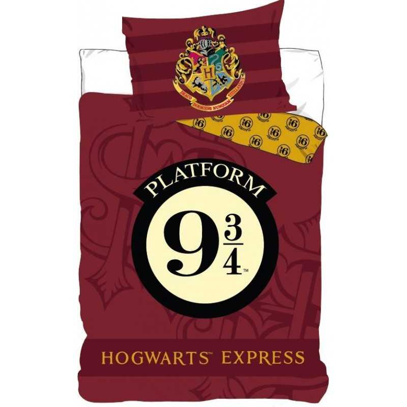 Parure de couette Harry Potter- 1 housse de couette 140x200 + 1 tai...