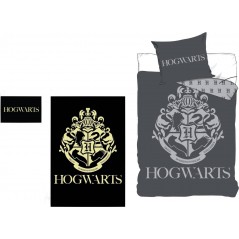 Juego de ropa de cama Harry Potter que brilla en la oscuridad - Fun...