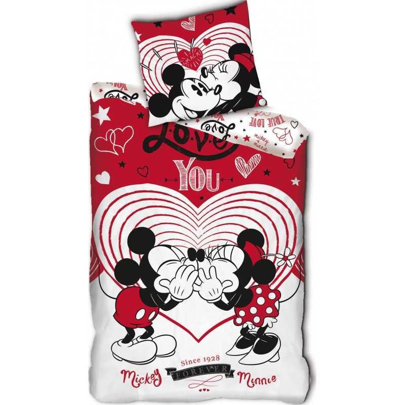 Mickey und Minnie love in rot  Set - New discount.com