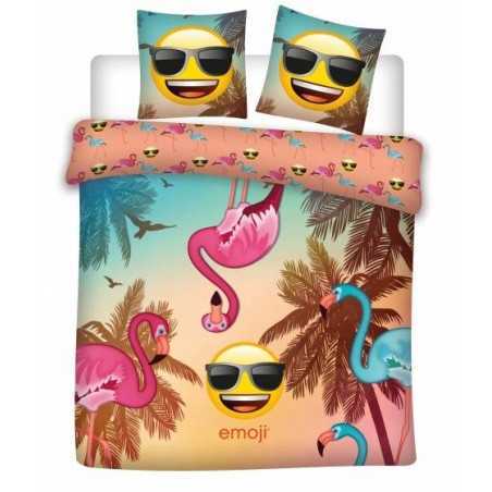 Parure de lit emojie en coton  - New discount.com